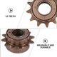 thumbnail image 5 of EeaseMX Diámetro interior de acero para bicicleta 34 mm Volantes de 12 dientes Volante de 12 dientes con orificio grande Rueda libre de 12 dientes Accesorios (marrón), 5 of 7