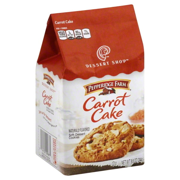 Pepperidge Farm Carrot Cake Soft Dessert Cookies, 8.6 Oz