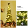 thumbnail image 4 of Topbuy 9'Artificial Slim Christmas Tree Pencil Shape Home Holiday Decoration Green, 4 of 9