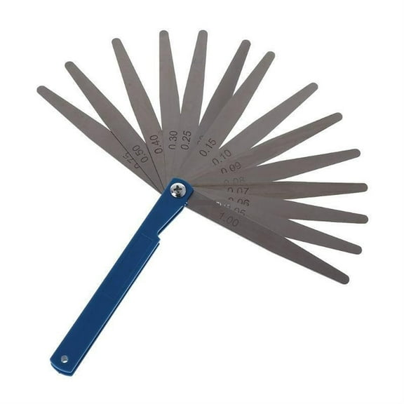 Stainless Steel Feeler Gauge 14 Feeler Gauge Measuring Tool Gap Gauge Thickness Gauge Single Piece