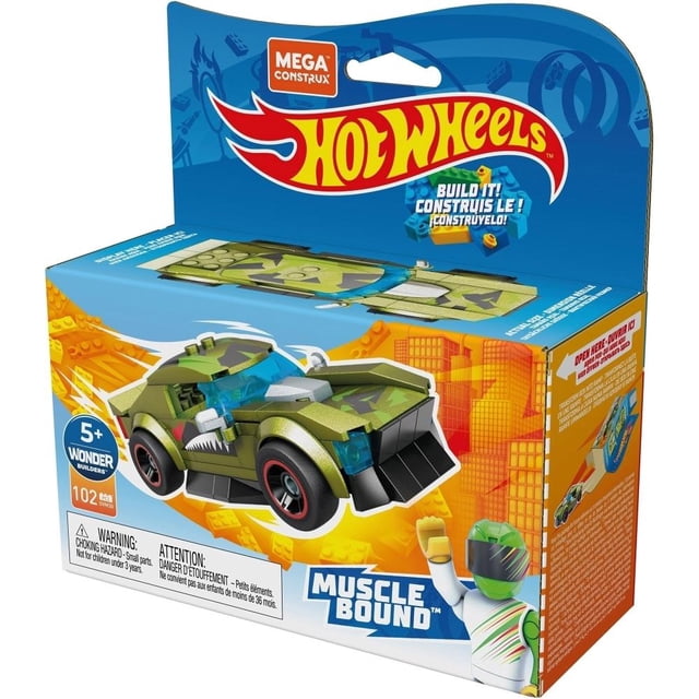 Set de Construcción Mega Construx Hot Wheels Carro Muscle Bound