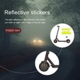 thumbnail image 3 of Pack of 44X Reflective Strip U-shaped Self-adhesive Decal Bike Sticker Handy Installation Rainy Security Stickers Safety Strips Yellow, 3 of 8