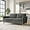 Grey, variant on Vesgantti 65" Gray Loveseat,  Mid-Century Modern 2-Seat Sofa, No-Tool Assembly Small Couch for Living Room & Bedroom
