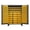 Blue, variant on Durham SSC-227-95 14 Gauge Flush Style Lockable Double Door Storage Cabinet with 227 Yellow Hook on Bins, Gray - 60 in.