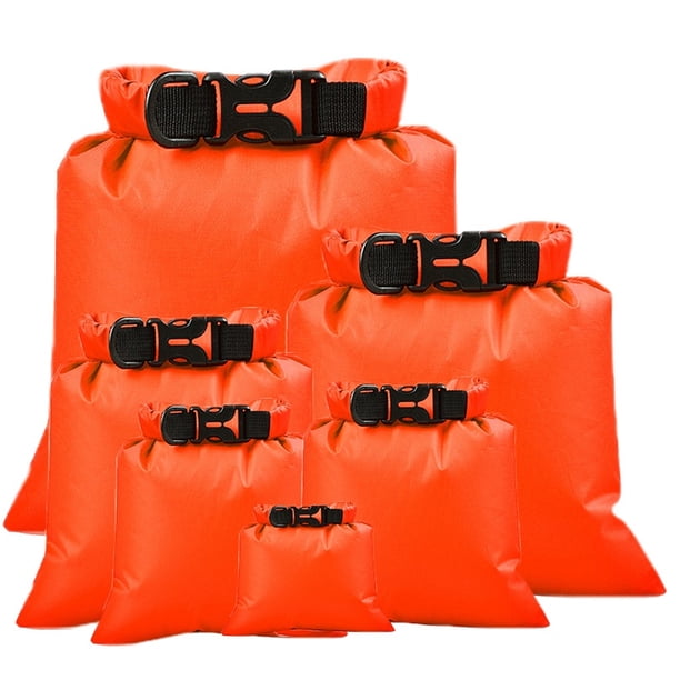 sweethay 6 bolsas impermeables, sacos secos, portátiles, duraderos, accesorios para kayak. Deportes acuáticos naranja sweethay OD020800-05