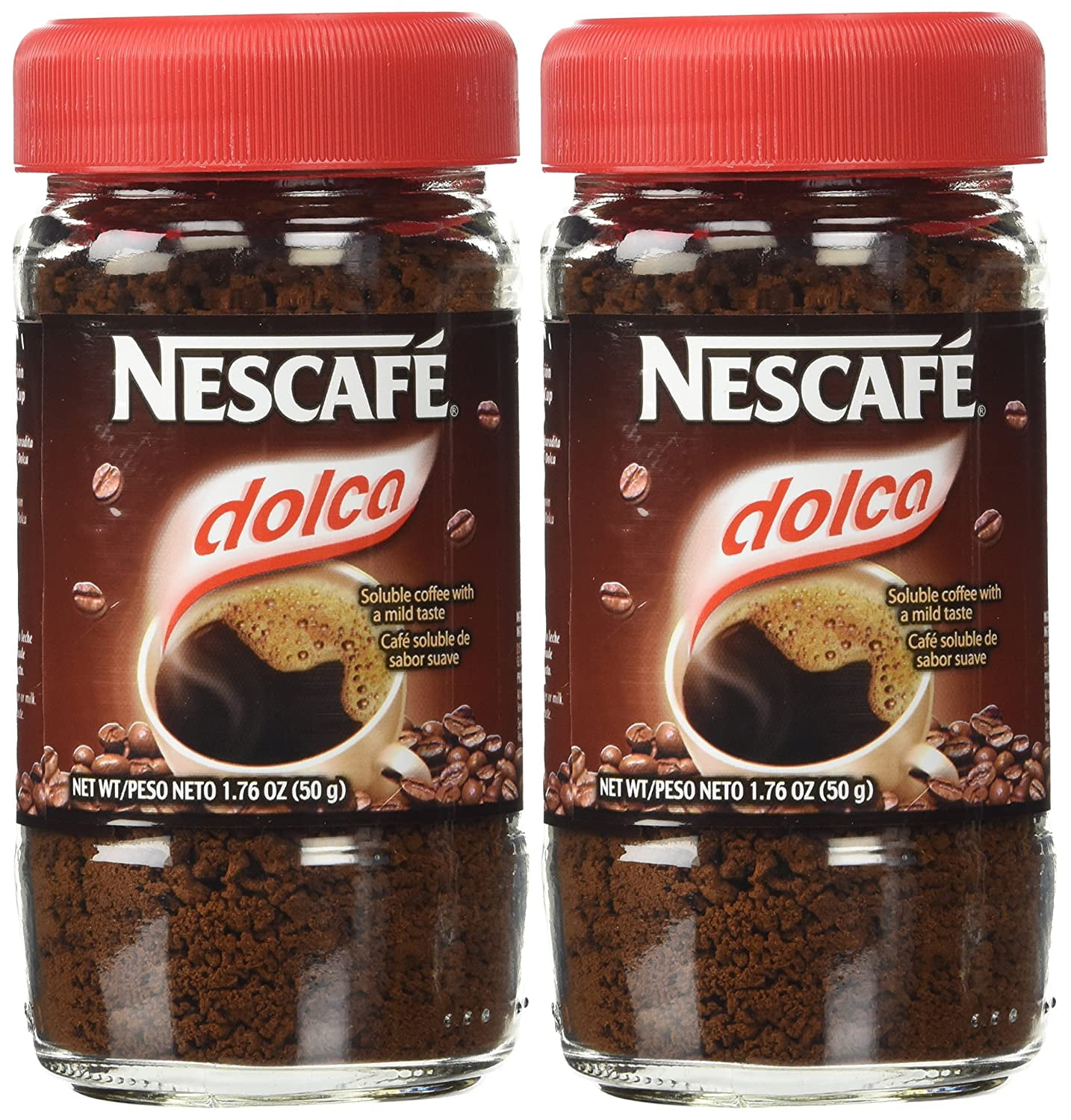 Nescafe Dolca 1.76 Oz Containers (Pack of 2)