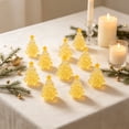 thumbnail image 6 of Ouuluon Set of 10 Luminous Mini Figurines, Glow in Dark Resin Tabletop Ornaments for Holiday Party Decor, 6 of 6