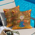 thumbnail image 2 of Throw Pillow Covers, Fall Thanksgiving Decorative Throw Pillow Covers 20x20 Inch, Straw Man Pumpkins Autumn Leaves Country Square Linen Pillow Cases for Couch/Living Room/Sofa, 2 of 9