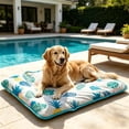 thumbnail image 6 of Pet Cooling Mat With Pillow – Gel Ice Pad For Cats & Dogs, Self-Cooling Comfort Bed, Non-Toxic, Washable & Foldable, Indoor/Outdoor, Large 19.69X25.59", 6 of 6