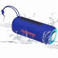 thumbnail image 1 of wonima11 Bluetooth Speaker, Portable Wireless Clear Loud Stereo Sound IPX5 Waterproof with RGB Lights BT5.3 Long Playtime TWS Pairing,for Home Party Outdoor Beach,Great Gift Choice (Blue), 1 of 1