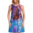 thumbnail image 1 of Xecao Robe de Bain Capybara Amusante pour l'Été, Robe Décontractée pour Femmes, Robe de Plage Sans Manches avec Poches, 1 of 7
