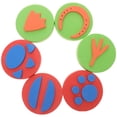 thumbnail image 4 of 6pcs Assorted Pattern Kids Animal Stamps Graffiti Hand Stamp EVA Painting Seal, 4 of 7