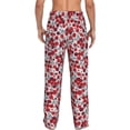 thumbnail image 3 of Xecao Red Hawthorn Men's Straight Lounge Pajama Pants: The Ultimate in Comfortable Sleepwear, 3 of 9