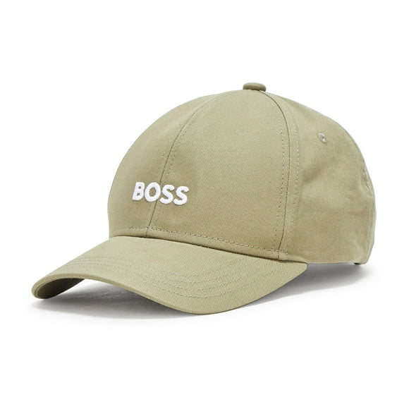 Gorra de sarga BOSS Bold Center Logo, color verde té