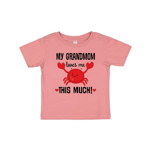 Inktastic Grandmom Loves Me Grandchild Gift Boys or Girls Baby T-Shirt
