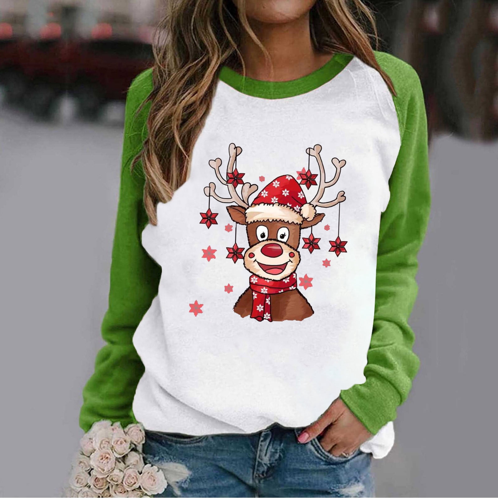 jsaierl Oversized Sweatshirt for Women 