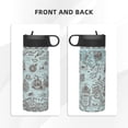 thumbnail image 3 of Pofeuu Pirate Adventure Map Print 18oz Sports Insulated Kettle, Sports Bottle Water Bottles For Men Women For Gym Hiking Camping Running Mountain Bike Outdoor Sports, 3 of 8