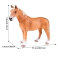 thumbnail image 3 of TIELUTT Figurine de Cheval Jouet Réaliste de 5 Pouces Peinte à la Main pour Enfants de 5 Ans et Plus / Figurines d'Action Réaction Durables Figurine d'Action Gizmo Super Garage Ptérodactyle He Man Figurine d'Action Héros Galactiques Rancor, 3 of 4