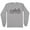 Gray, variant on Skyline Cape Town South Africa Long Sleeve Shirt Unisex Large White
