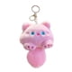 thumbnail image 2 of Llavero de peluche con personaje de dibujos animados Salvador rosa, 2 of 10