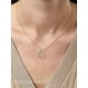 thumbnail image 5 of Collares con inicial de corazón CHAO de plata para mujer, 5 of 5