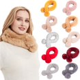 thumbnail image 5 of Écharpe Mode Hiver Écharpe Chaude Confortable Couleur Unie, 5 of 5