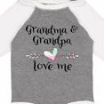 thumbnail image 4 of Inktastic Grandma and Grandpa Love Me Heart Grandchild Boys or Girls Long Sleeve Baby Bodysuit, 4 of 5