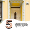 thumbnail image 1 of maskred House Numbers Household Exquisite Small Door Number Sturdy Door Mark Door Marking Accessories for Home Hotel Apartment Doors Use Number 5 1 Pc, 1 of 6