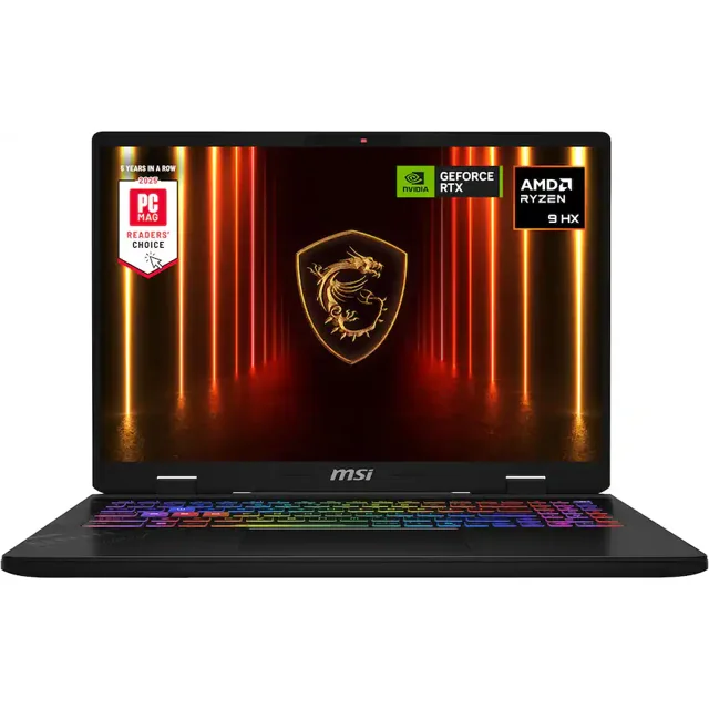 Laptop MSI Crosshair A16 16" R9 RTX5060 16GB RAM 1TB SSD