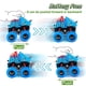 thumbnail image 3 of LODBY Dinosaur Toys for 2 3 4 5 Year Old Boys , Pull Back Vehicles Toys Monster Truck for Toddler Boys Age 2-4-6, Dino Cars for Kids 3-5 Year Old Christmas Birthday Gifts, 3 of 5