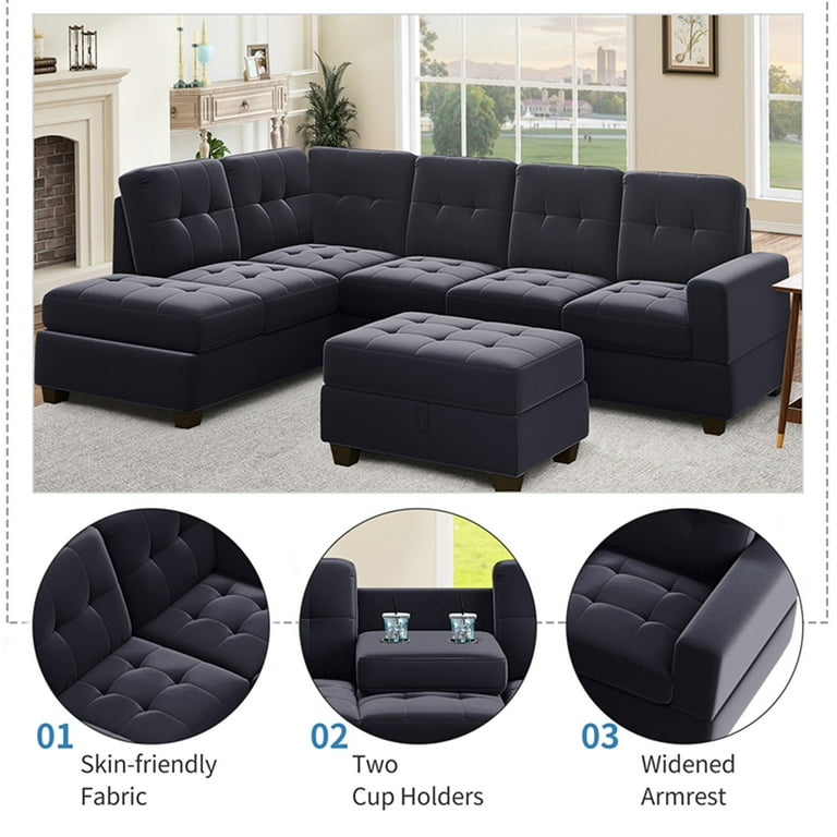 3 Piece Sectional Sleeper Sofa Matttroy