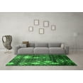 thumbnail image 3 of Ahgly Company Indoor Square Abstract Green Modern Area Rugs, 3' Square, 3 of 4
