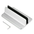 thumbnail image 1 of Adjustable Aluminum Vertical Laptop Stand NoteBooks Holder Space Saving Bracket, 1 of 8
