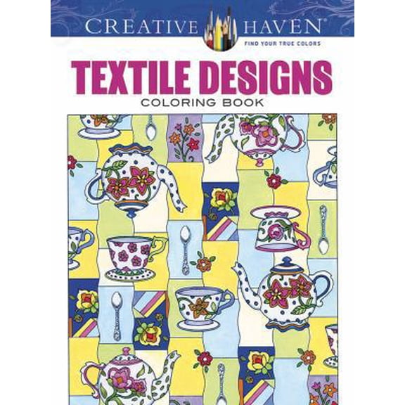 Pre-Owned Creative Haven Textile Designs Coloring Book (Paperback) 0486803082 9780486803081