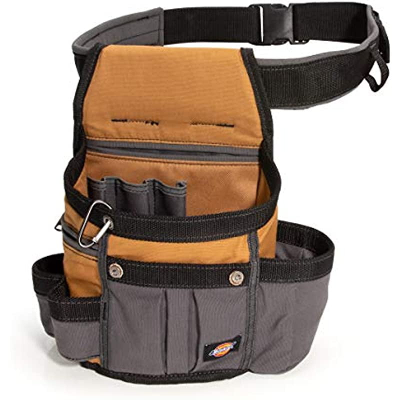 Dickies 8Pocket Padded Tool Belt/Utility Pouch, Adjustable 3Inch Belt