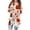 Red, variant on QINGFSAP Womens Halloween Cardigan Open Front Long Sleeve Duster Coat All Over Print Pattern Loose Fit Fall Wear