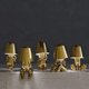 thumbnail image 4 of Thinker Lamp Gold - Unique Character Lamp For Bedroom- Cordless Dimmable Indoor Lighting With Usb Charging, 4 of 5