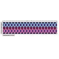 thumbnail image 2 of Ambesonne Navy and Blush Fabric by the Yard Upholstery, Psychedelic Lines, 5 Yards, Magenta Purple Blue, 2 of 4