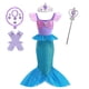 thumbnail image 3 of Vestido de fiesta de cumpleaños de sirena para niña, disfraz de sirena, trajes de Cosplay de Anime de carnaval, disfraz de fantasía para niños de 2 a 10 años, 3 of 5