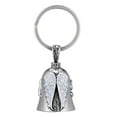 thumbnail image 6 of Luck Riding Bell Motorcycle Guardian Angel Wings Lucky Exorcist Bell Keychain Good Luck Talisman Keyring, 6 of 7