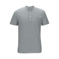 thumbnail image 4 of CAIVO Polo Shirts Men Button Up Short Sleeve Shirts Fashion Casual Business Work With Pocket Lapel Solid Color Classic Fit Golf Tops Stretchy , M, 4 of 6