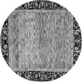 thumbnail image 1 of Ahgly Company Indoor Round Oriental Gray Modern Area Rugs, 6' Round, 1 of 4