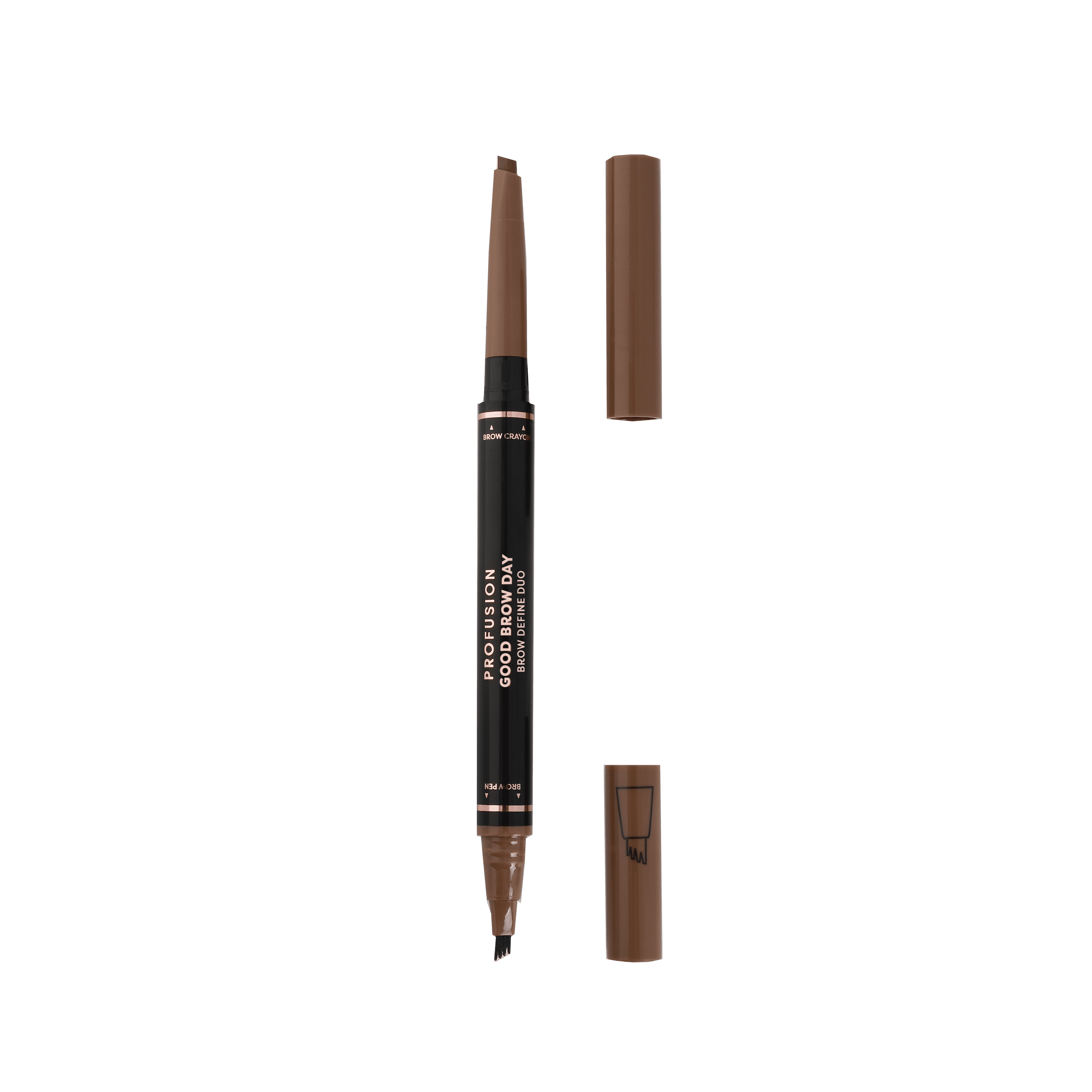 Profusion Cosmetics Good Brow Day - Brow Define Duo - Soft Brown