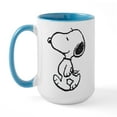 thumbnail image 2 of CafePress - Snoopy Walking Left - 15 oz Ceramic Large White Novelty Mug, 2 of 4