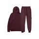 thumbnail image 3 of Ceisia Men's Solid Color Hooded Tracksuit Set with Cargo Pockets for Casual & Sports Wear Wine XXXL Gifts, 3 of 5