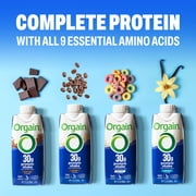 Orgain 30g Protein Shake, Dairy Based, Chocolate Fudge 11oz, 12ct