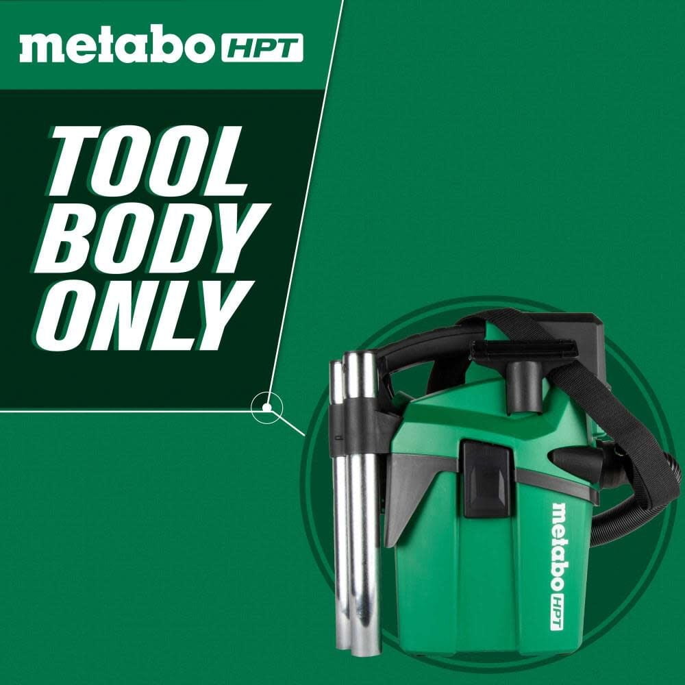 Metabo HPT 18V Wet Dry Shop Vacuum, Tool Only, RP18DAQ4