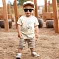 thumbnail image 2 of Fast One Blue Dirt Bike 1st Birthday Shirt for Boys First Bday Dirt Biker Theme Tee Natural Shirt 18 Months, 2 of 5