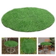 thumbnail image 2 of Décoration de Table en Gazon Artificiel Réaliste Coussin de Gazon Rond Centre de Table, 2 of 7