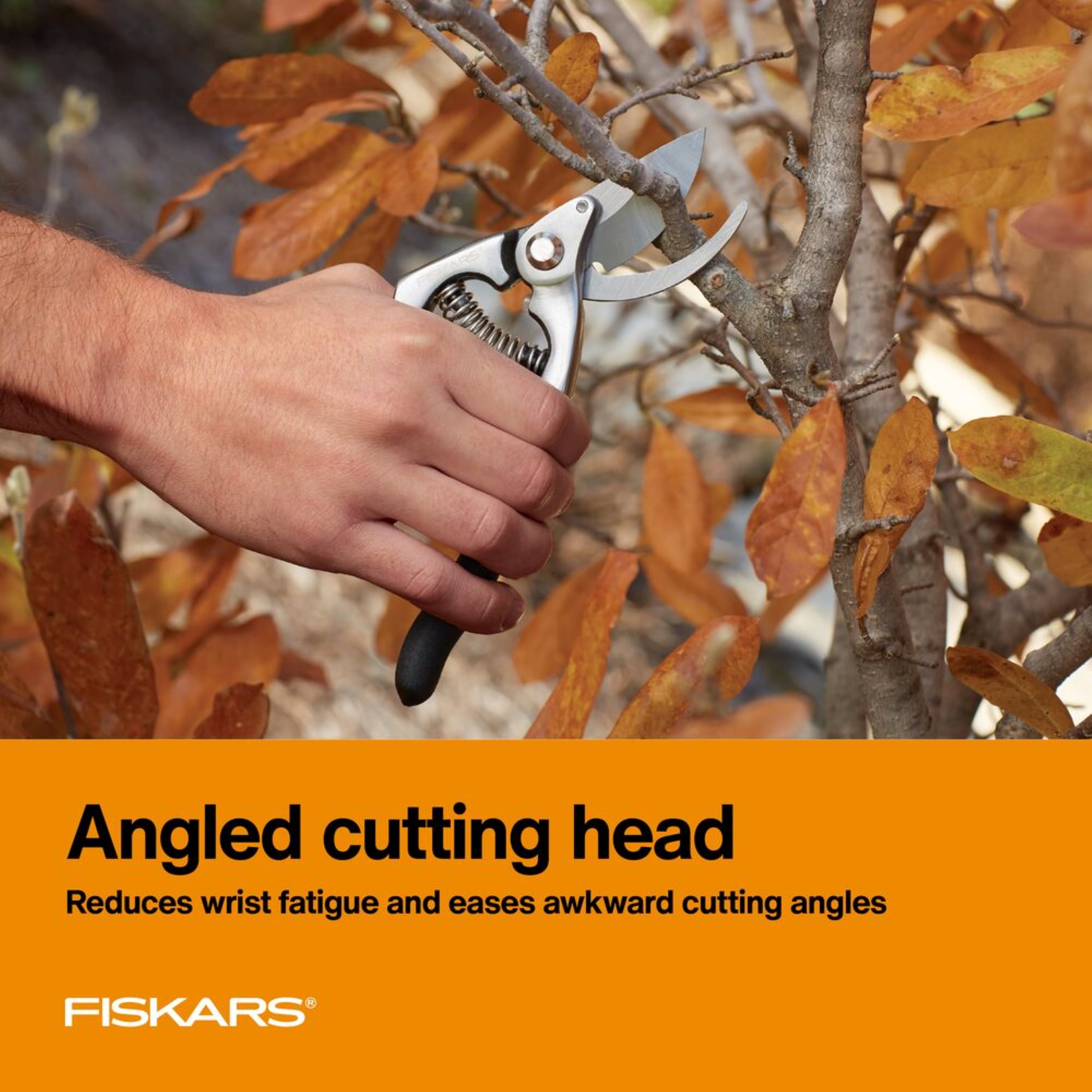 Fiskars Deluxe Forged Bypass Pruner, 3/4" Cut Capacity, Black